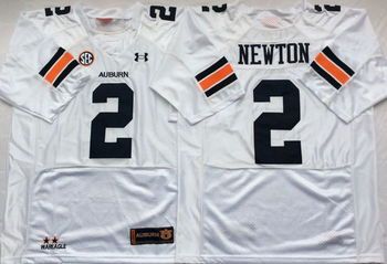 Auburn Tigers White 2 NEWTON Football Jersey MEN WOMEN YOUTH S-6XL SIZE