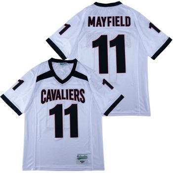 BAKER MAYFIELD WHITE HIGH SCHOOL FOOTBALL JERSEY