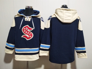 Blank version Seattle Kraken stitched hoodie jersey MEN WOMEN YOUTH S-6XL SIZE