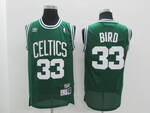 Boston Celtics #33 Larry Bird stitched basketball jersey -green