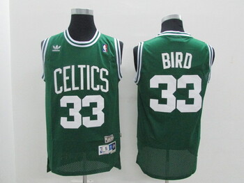 Boston Celtics #33 Larry Bird stitched basketball jersey green MEN WOMEN YOUTH S-6XL SIZE