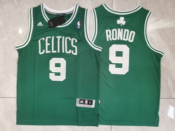 Boston Celtics #9 Rajon Rondo stitched basketball jersey green MEN WOMEN YOUTH S-6XL SIZE