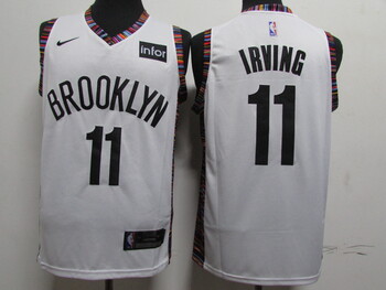 Brooklyn Nets #11 Kyrie Irving stitched basketball  Jersey city connect MEN WOMEN YOUTH S-6XL SIZE
