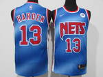 Brooklyn Nets #13 James Harden stitched basketball  Jersey blue MEN WOMEN YOUTH S-6XL SIZE