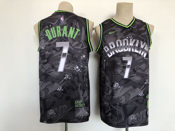 Brooklyn Nets #7 Kevin Durant stitched basketball  Jersey black MVP version MEN WOMEN YOUTH S-6XL SIZE
