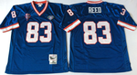 Buffalo Bills Blue #83 REED Mitchell & Ness Football Jersey Retro men women youth size S-6XL