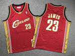 CLEVELAND CAVALIERS #23 LEBRON JAMES stitched jersey retro red MEN WOMEN YOUTH S-6XL SIZE