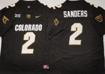 COLORADO BUFFALOES Black #2 SANDERS