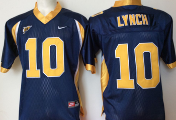 California Golden Bears Blue 10 Marshawn Lynch Football Jersey MEN WOMEN YOUTH S-6XL SIZE