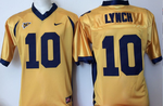 California Golden Bears YELLOW _10 Marshawn Lynch