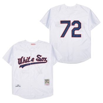 Carlton Fisk Chicago White Sox Jersey Mitchell & Ness white men women youth size S-6XL