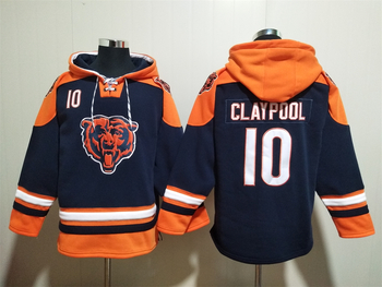 Chicago Bears 10# CLAYPOOL stitched  hoodie MEN WOMEN YOUTH S-6XL SIZE