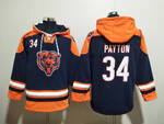 Chicago Bears 34# PAYTON stitched  hoodie MEN WOMEN YOUTH S-6XL SIZE