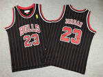 Chicago Bulls #23 Michael Jordan retro stitched jersey-black