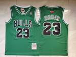 Chicago Bulls #23 Michael Jordan retro stitched jersey green MEN WOMEN YOUTH S-6XL SIZE