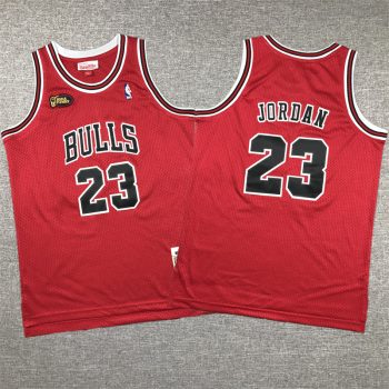 Chicago Bulls #23 Michael Jordan retro stitched jersey red Final edition MEN WOMEN YOUTH S-6XL SIZE
