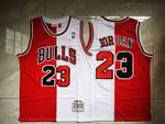 Chicago Bulls #23 Michael Jordan retro stitched jersey-spilt version