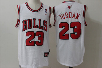 Chicago Bulls #23 Michael Jordan retro stitched jersey white MEN WOMEN YOUTH S-6XL SIZE