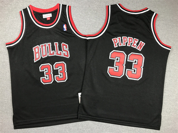 Chicago Bulls #33 Scottie Pippen retro stitched jersey black MEN WOMEN YOUTH S-6XL SIZE