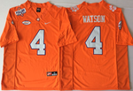Clemson Tigers Orange 4 WATSON Football Jersey MEN WOMEN YOUTH S-6XL SIZE
