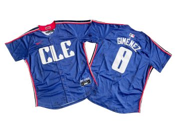 Cleveland Guardians Andres Gimenez Navy 2024 City Connect Limited Jersey MEN WOMEN YOUTH S-6XL SIZE