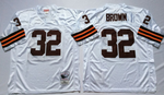 Cleveland browns #32 White BROWN