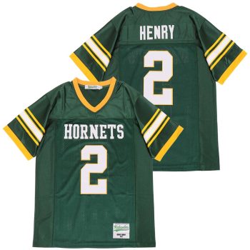 DEREK HENRY #2 HIGH SCHOOL FOOTBALL JERSEY Green