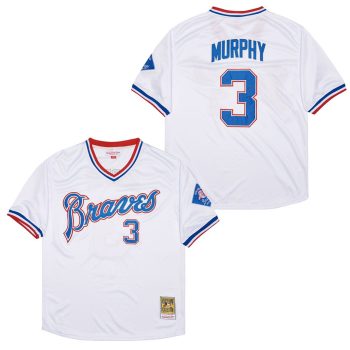 Dale Murphy Atlanta Braves Jersey Mitchell & Ness white men women youth size S-6XL