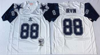 Dallas Cowboys White #88 Mitchell & Ness Football Jersey Retro men women youth size S-6XL