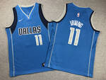 Dallas Mavericks #11 Kyrie Irving stitched basketball jersey-blue