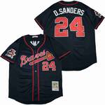 Deion Sanders Atlanta Braves Mitchell & Ness black