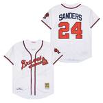 Deion Sanders Atlanta Braves  Mitchell & Ness white men women youth size S-6XL