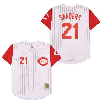 Deion Sanders Cincinnati Reds Jersey Mitchell & Ness men women youth size S-6XL