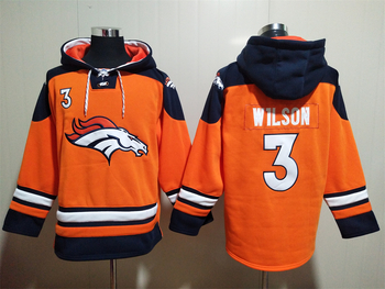 Denver Broncos 3# Wilson stitched hoodie MEN WOMEN YOUTH S-6XL SIZE