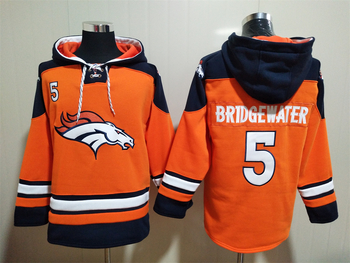 Denver Broncos 5# BRIDGEWATER stitched hoodie MEN WOMEN YOUTH S-6XL SIZE