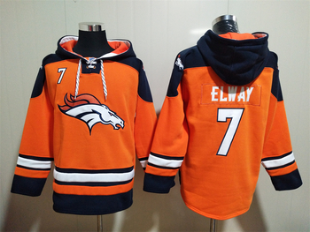 Denver Broncos 7# ELWAY stitched hoodie MEN WOMEN YOUTH S-6XL SIZE