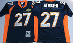 Denver Broncos Blue #27 ATWATER Mitchell & Ness Football Jersey Retro men women youth size S-6XL