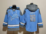 Detroit Lions 16# Jared Goff stitched hoodie