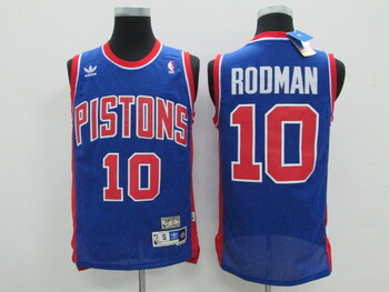 Detroit Pistons #10 Dennis Rodman stitched  basketball retro jersey MEN WOMEN YOUTH S-6XL SIZE