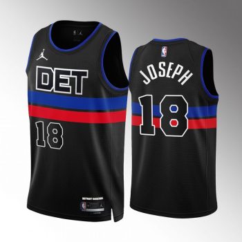 Detroit Pistons Cory Joseph Black 2022-23 Jersey MEN WOMEN YOUTH S-6XL SIZE