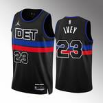 Detroit Pistons Jaden Ivey Black 2022-23 Jersey MEN WOMEN YOUTH S-6XL SIZE