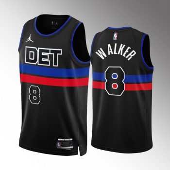 Detroit Pistons Kemba Walker Black 2022-23 Jersey MEN WOMEN YOUTH S-6XL SIZE