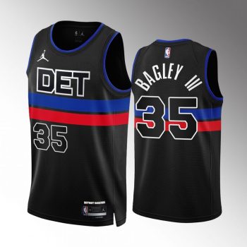 Detroit Pistons Marvin Bagley III Black 2022-23 Jersey MEN WOMEN YOUTH S-6XL SIZE