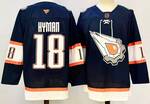 Edmonton Oilers #18 Zach Hyman stitched hockey jersey-navy MEN WOMEN YOUTH S-6XL SIZE