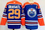 Edmonton Oilers #29 Leon Draisaitl stitched hockey jersey-navy MEN WOMEN YOUTH S-6XL SIZE