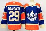 Edmonton Oilers #29 Leon Draisaitl stitched hockey jersey-navy2 MEN WOMEN YOUTH S-6XL SIZE