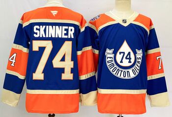 Edmonton Oilers #74 Stuart Skinner stitched hockey jersey MEN WOMEN YOUTH S-6XL SIZE
