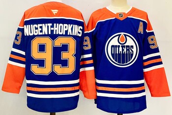 Edmonton Oilers #93 Ryan Nugent-Hopkins stitched hockey jersey MEN WOMEN YOUTH S-6XL SIZE