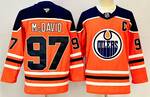 Edmonton Oilers #97 Connor McDavid stitched hockey jersey-orange MEN WOMEN YOUTH S-6XL SIZE