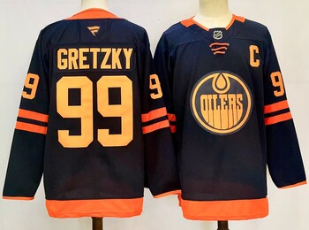 Edmonton Oilers #99 Wayne Gretzky stitched hockey jersey-navy MEN WOMEN YOUTH S-6XL SIZE